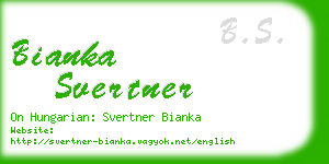 bianka svertner business card